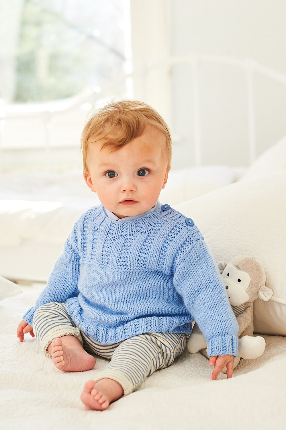 Stylecraft 9905 Baby DK Sweaters Knitting Pattern
