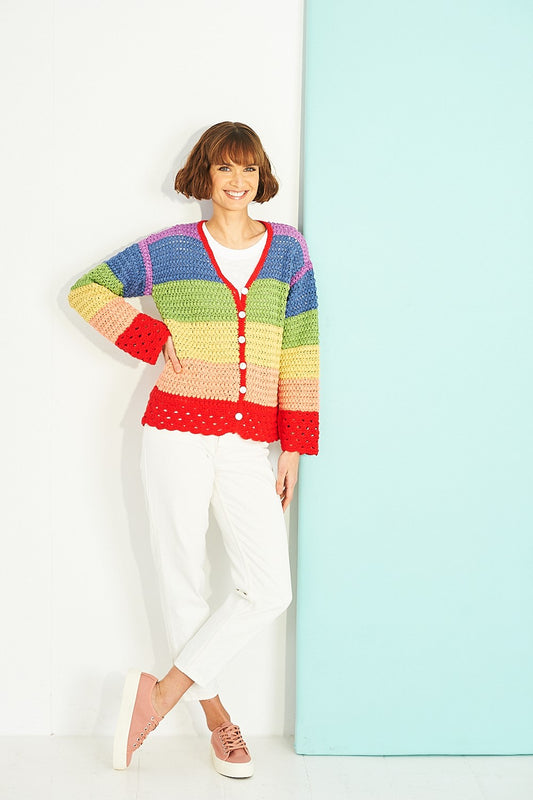 Stylecraft 9917 Adult DK Cardigan Crochet Pattern