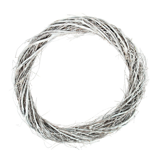 Wreath Base Grey Willow 40cm or 15.7in