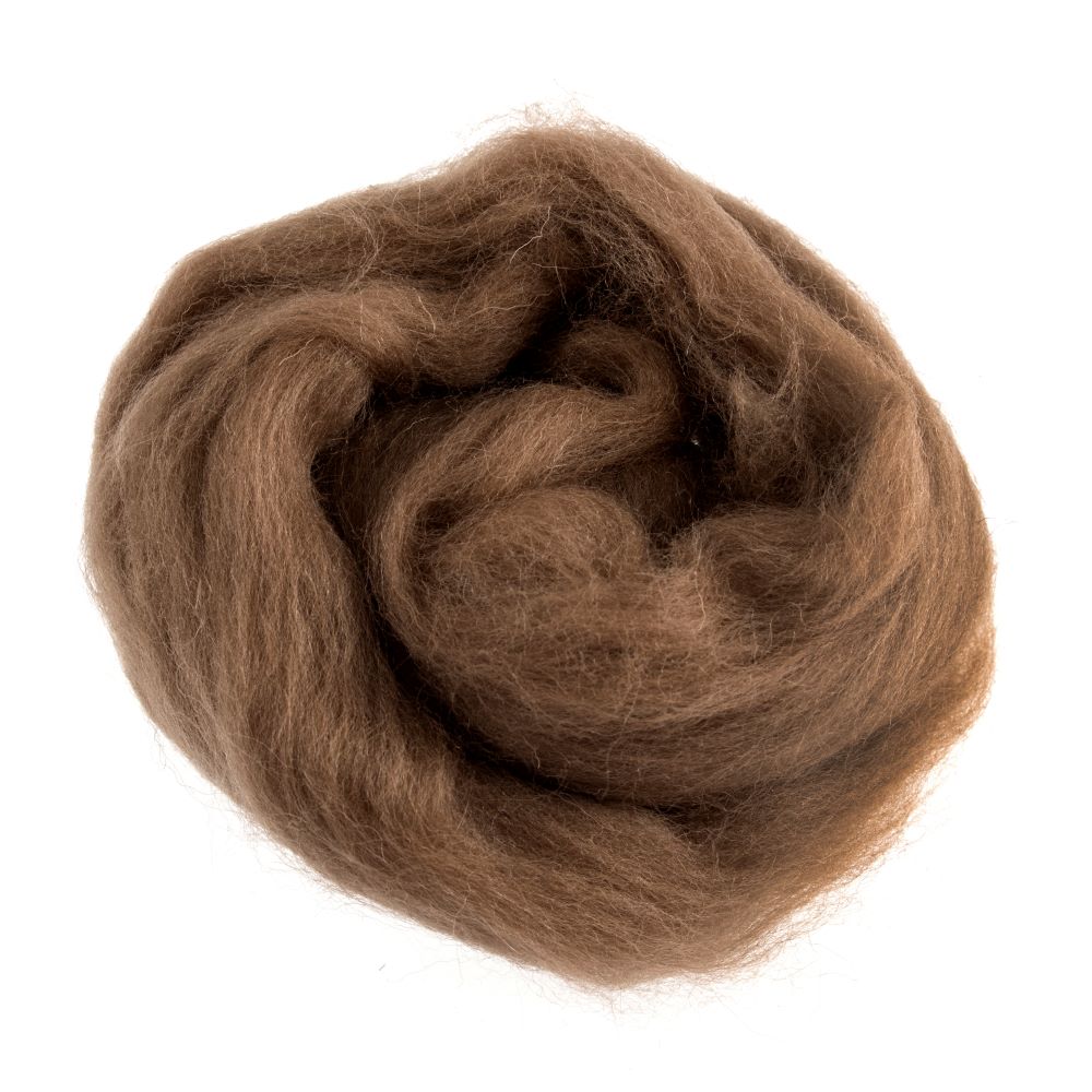 Trimits Natural Wool Roving 10g