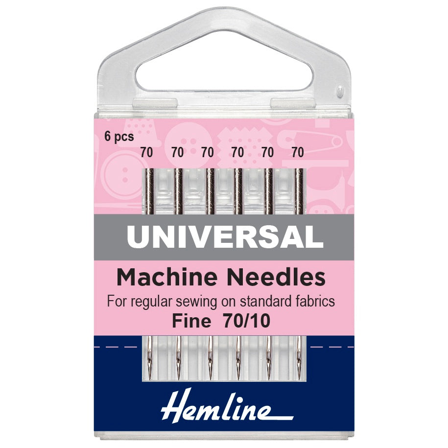 Hemline Machine Needles Fine Size 70