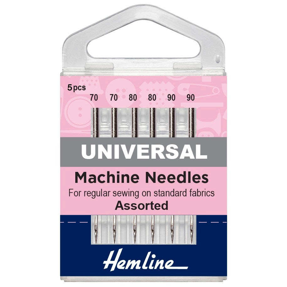 Hemline sewing Machine Needles Assorted Universal
