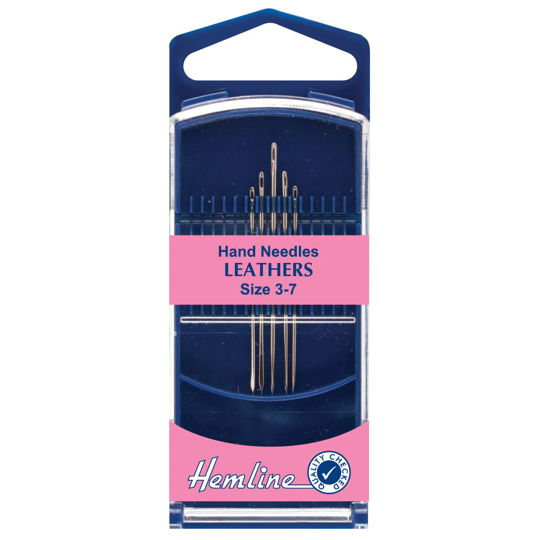 Hemline Premium Hand Needles Leather sizes 3 to 7 