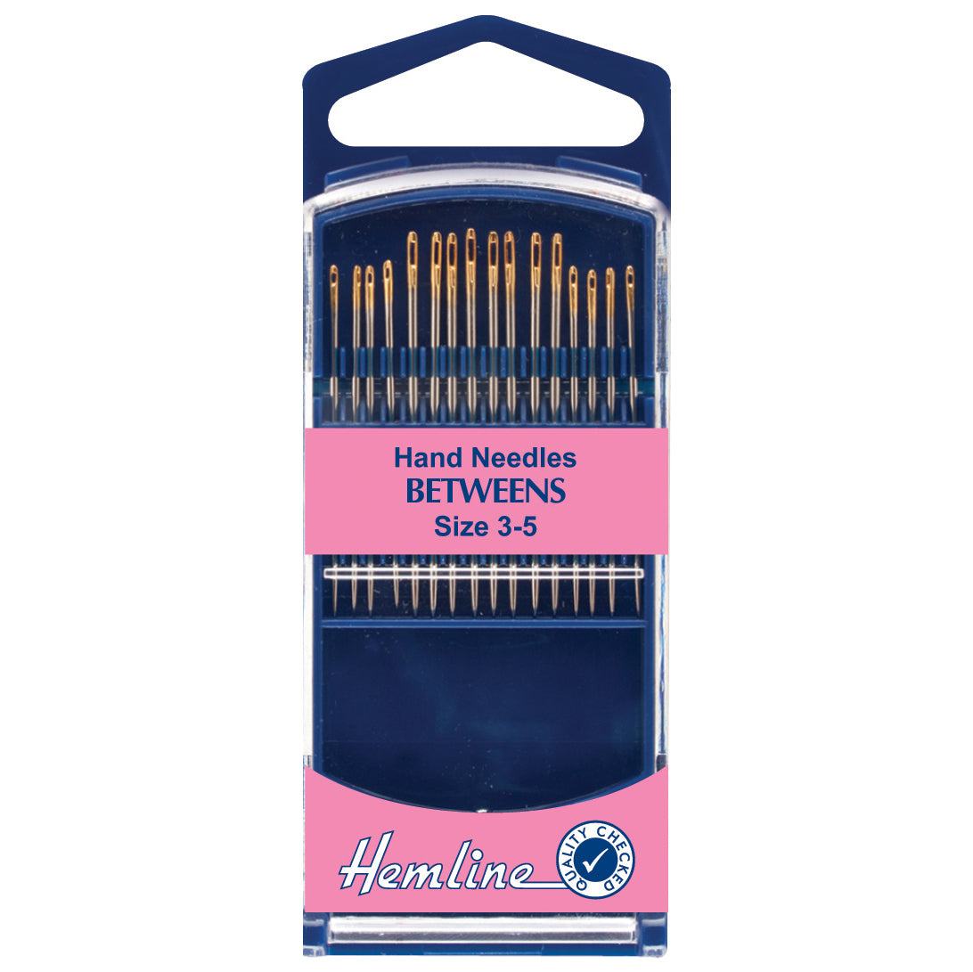 Hemline Premium Hand Needles Betweens sizes 3 to 5