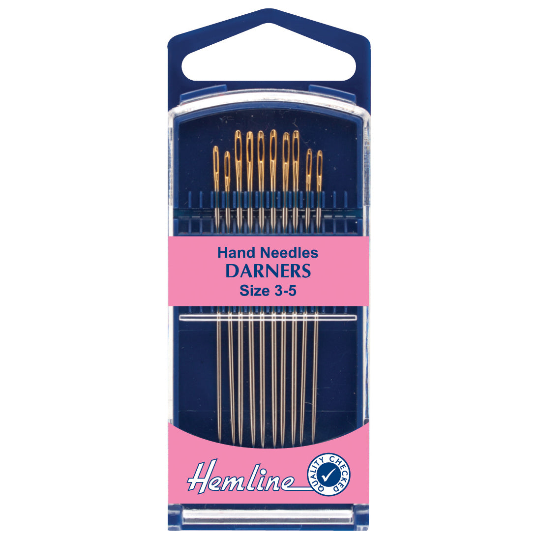 Hemline Premium Hand Needles Darners sizes 3 to 5 