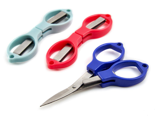 Hemline Compact Folding Scissors
