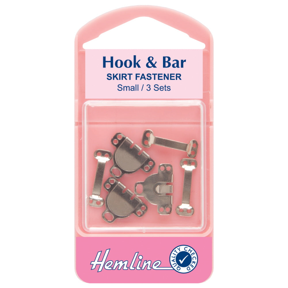 Hook & Bar Fastener Small Pk 3
