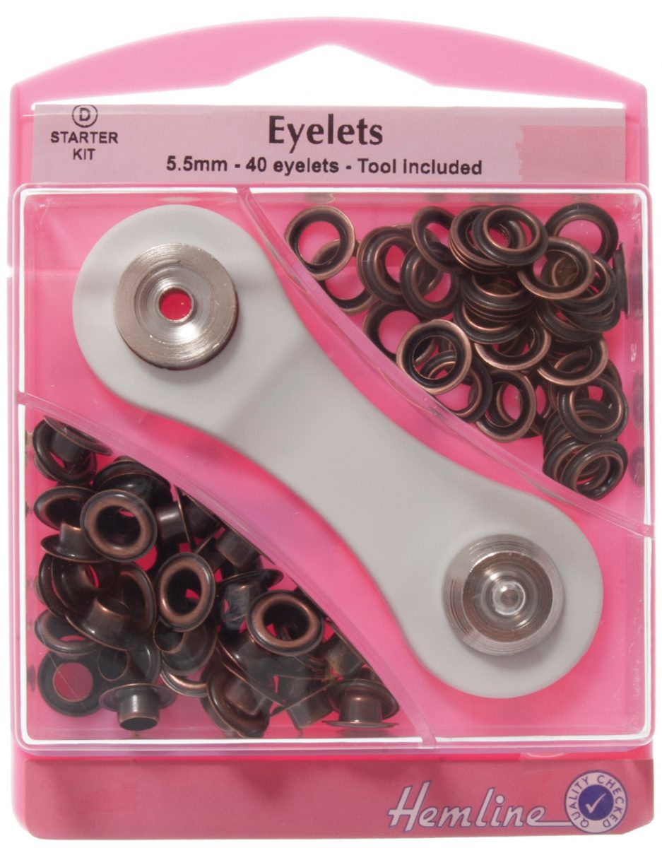 Hemline Eyelets starter kit 5.5 mm tool included