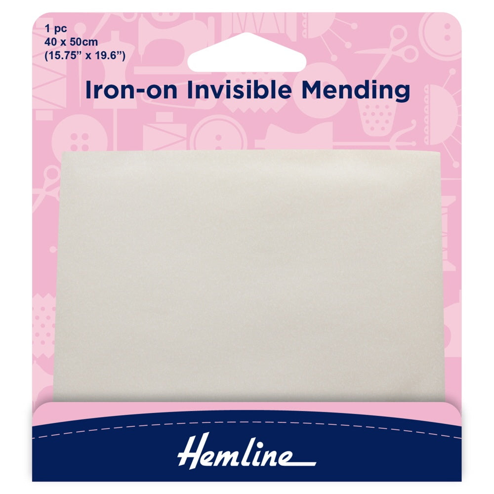 Hemline Iron-On Invisible Mending 40 by 50cm 