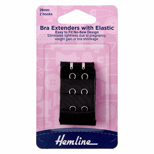 Hemline Bra Extenders With Elastic 28mm