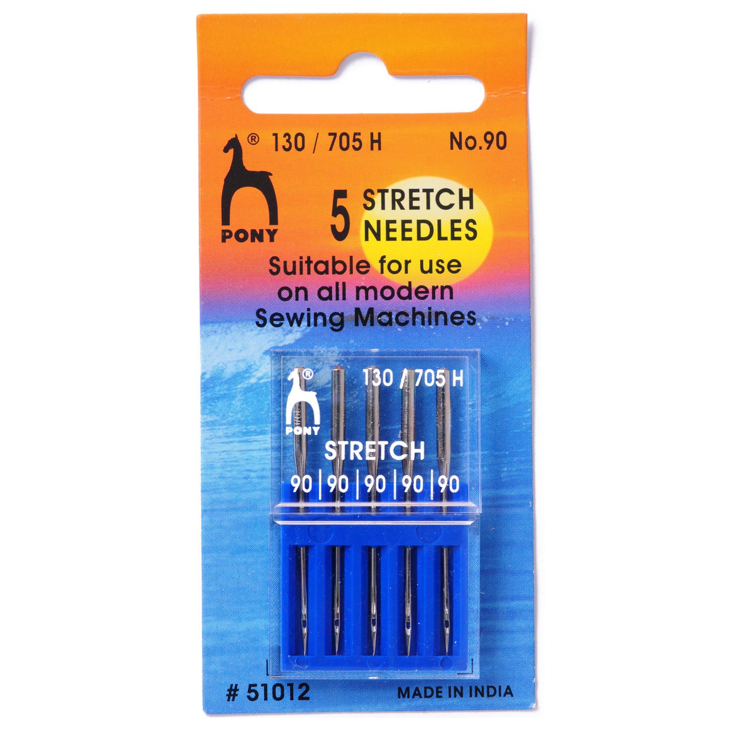 Pony Stretch Sewing Machine Needles 5 Pack