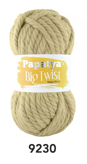 Papatya Big Twist Mega Chunky with Wool Yarn