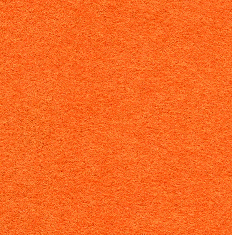 Felt Wool Mix Squares 30 cm dhalia orange