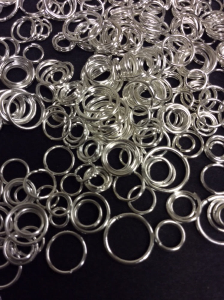 Jump Rings Nickel Free Various Sizes and Colours  pack 200