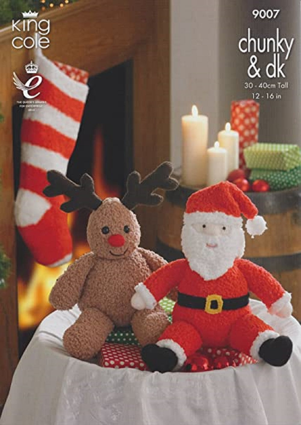 King Cole 9007 Chunky Christmas Toy Knitting Pattern