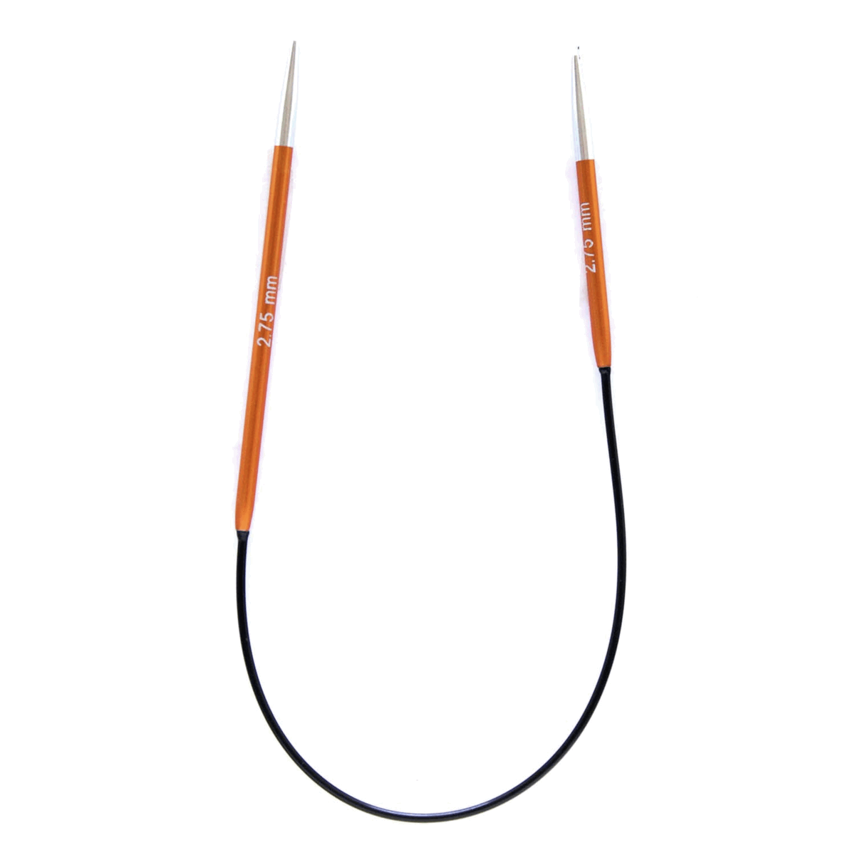 KnitPro Zing Circular Fixed Needles 25cm 2.75mm