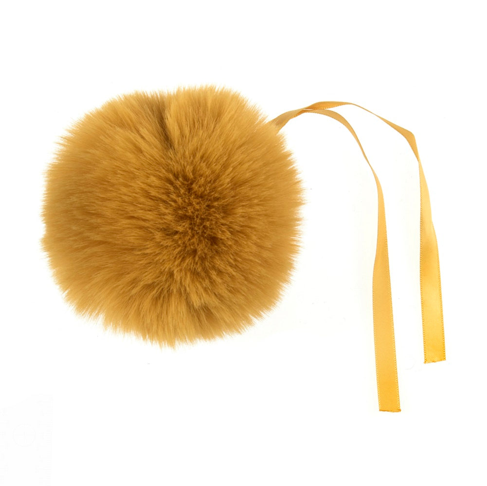 Trimits Faux Fur Pom Pom Medium 6cm Assorted Colours