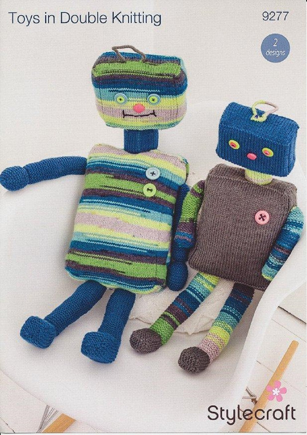 Stylecraft 9277 Robot Teddy  Dk Knitting Pattern