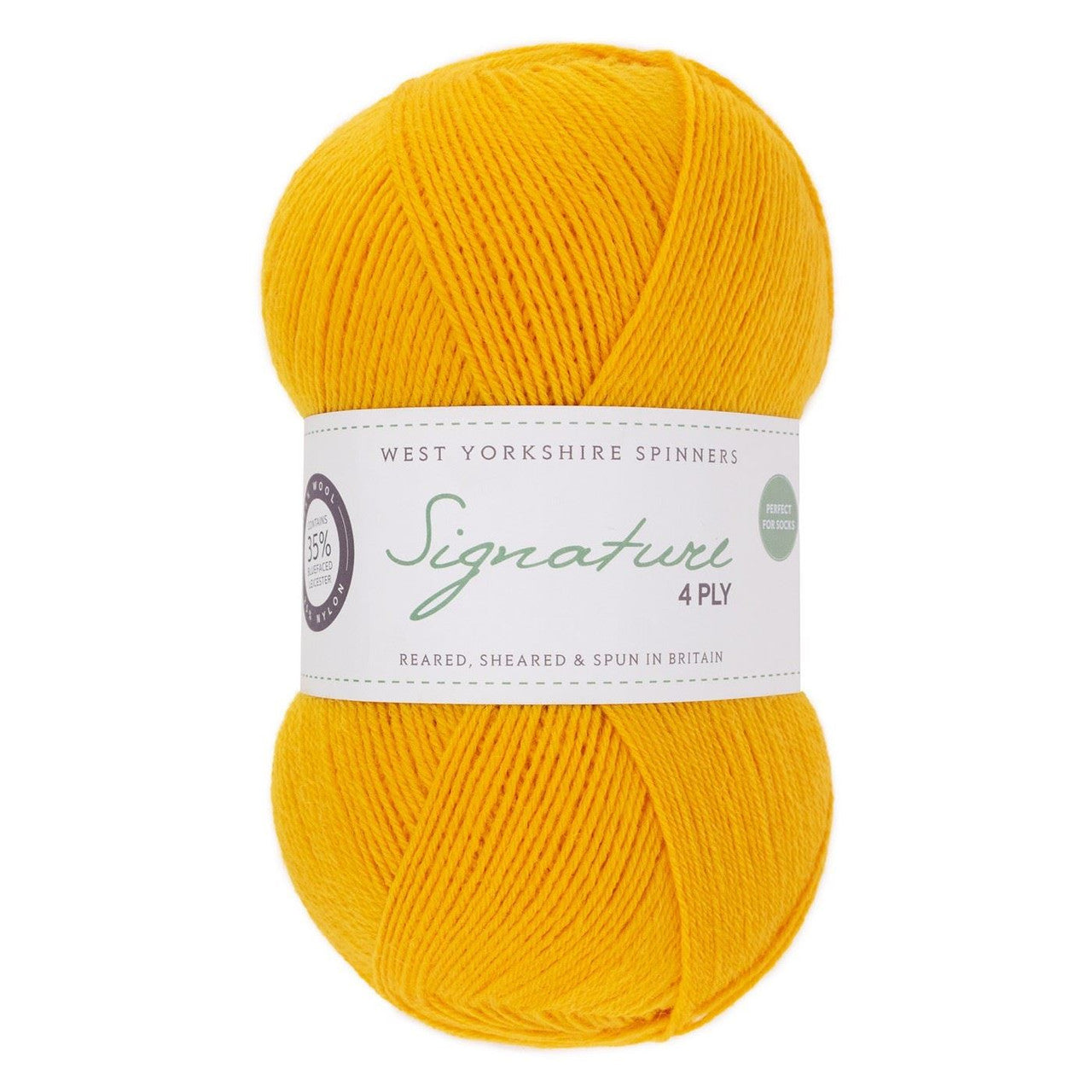 West Yorkshire Spinners Signature 4 Ply Yarn sunflower