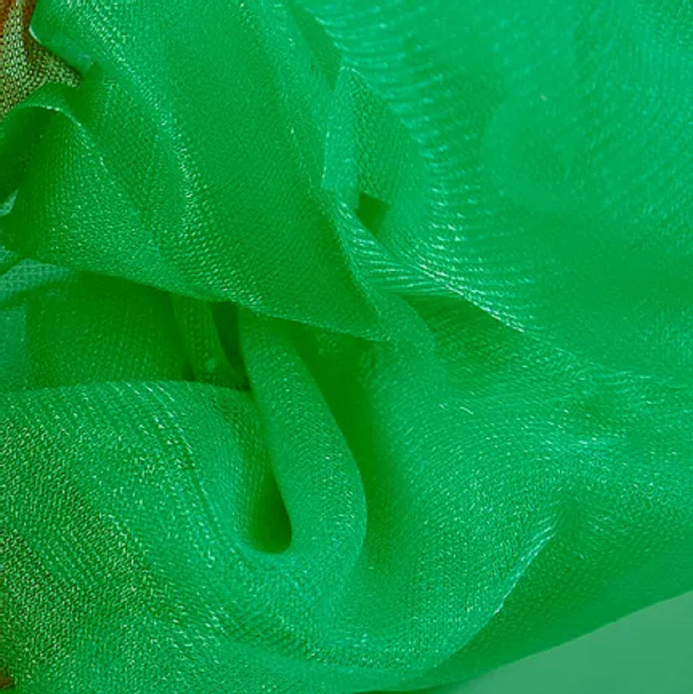 54 inch wide Coloured Tulle emerald