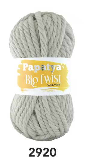 Papatya Big Twist Mega Chunky with Wool Yarn