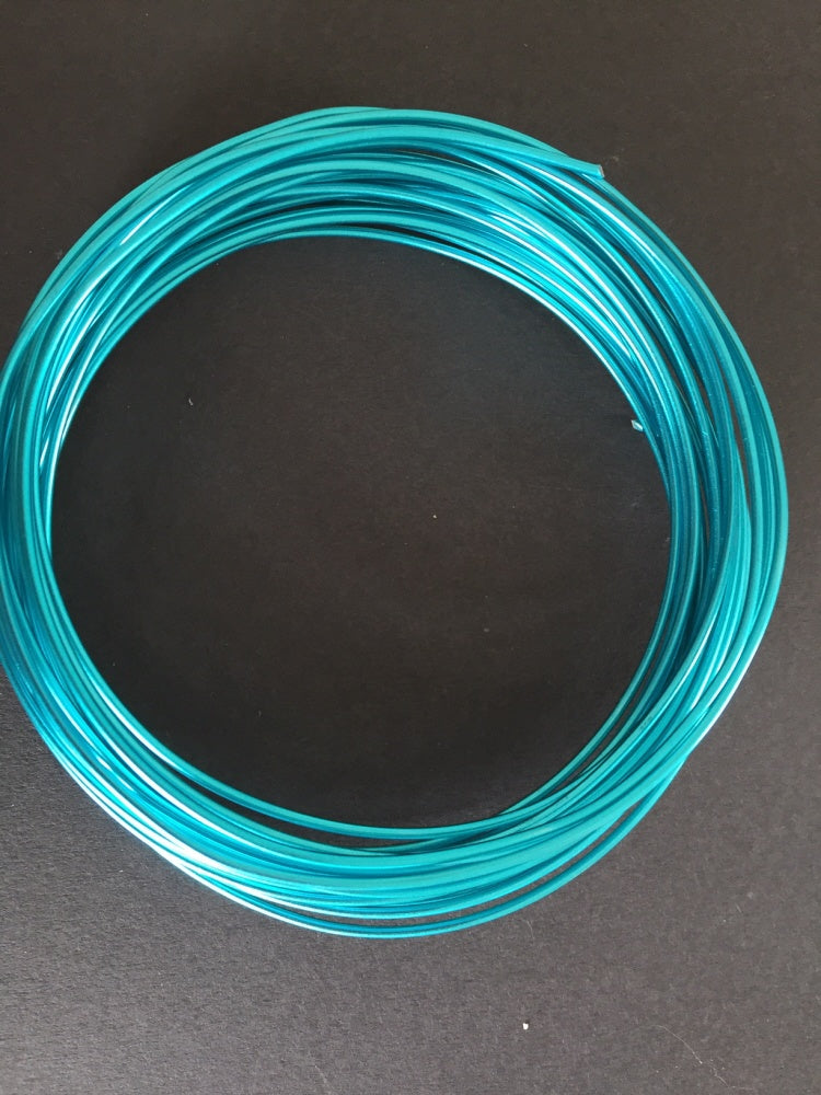 Jewellery Craft Wire Aluminium 1.5mm blue