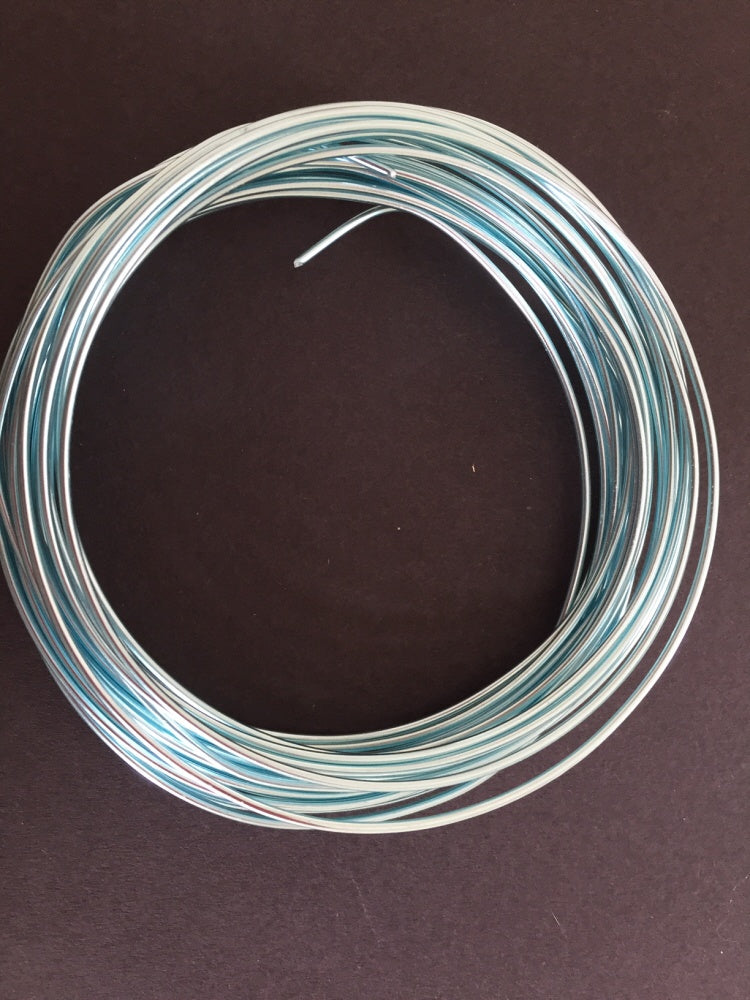 Jewellery Craft Wire Aluminium 1.5mm pale blue