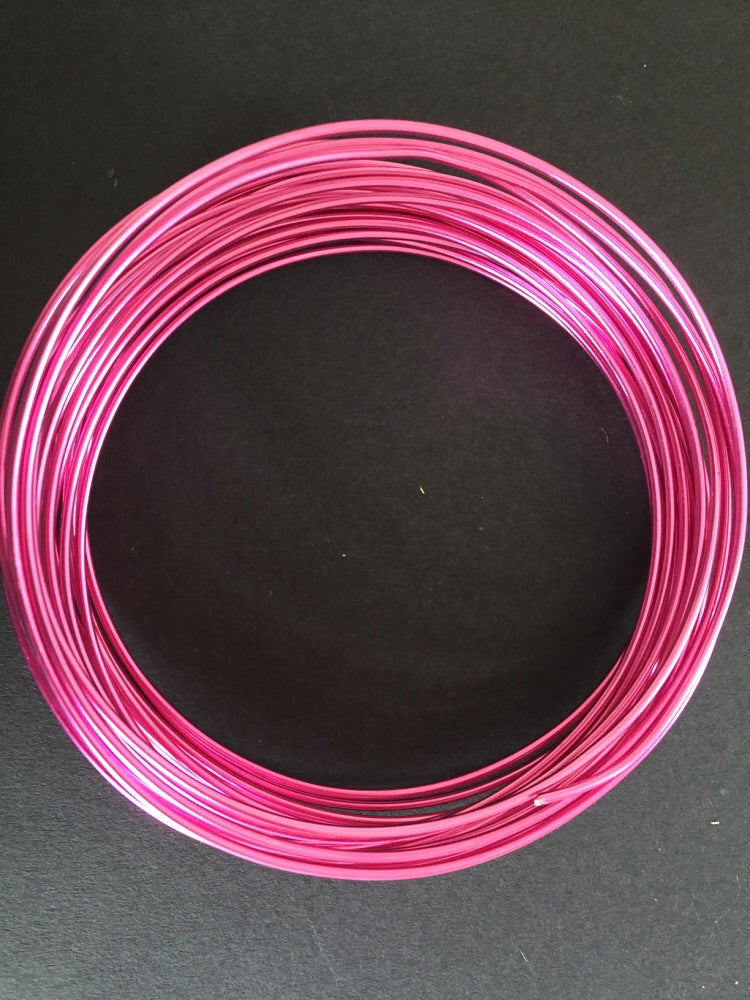 Jewellery Craft Wire Aluminium 1.5mm pink