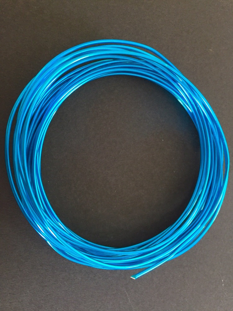 Jewellery Craft Wire Aluminium 1.5mm bright blue