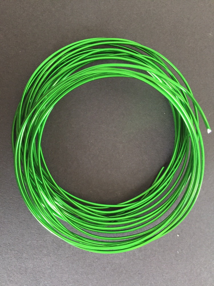 Jewellery Craft Wire Aluminium 1.5mm bright green 